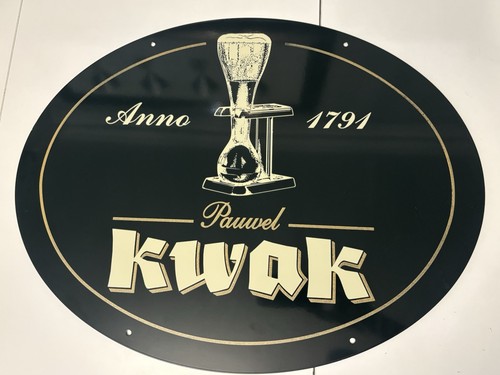 Pauwel kwak großes bierschild - pauwel,