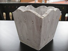 Vintage Stil Pflanzkübel, Übertopf, Blumenkübel Echtholz