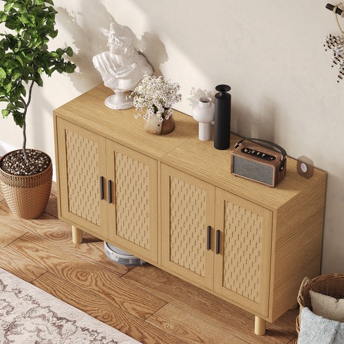 Rattan sideboard kommode mit - rattan,