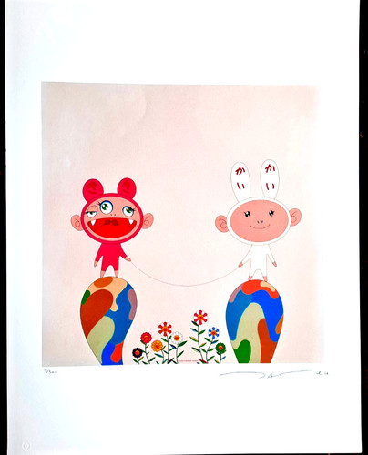 Takashi murakami red rope - -, "red