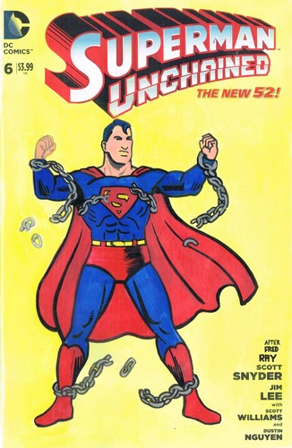 Superman sketchcover art - superman,