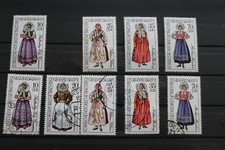 DDR 1977 Lot "Historische sorbische Trachten",  postfrisch/gestempelt, 7344
