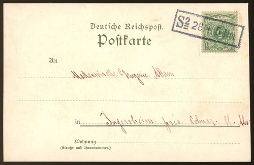 Reich 46 ef schiffspost - d.,