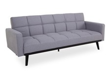 casa NOVA Schlafsofa LALITA BHT 212x84x80 cm grau Verwandlungssofa