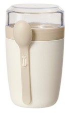 JOGHURTBECHER TO GO EDEL MÜSLIBECHER RESERVOIR LÖFFEL KINDERGARTEN SCHULE BÜRO