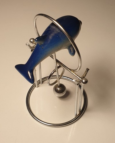Pendelfigur blauer delphin - "blauer,