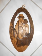 Wand holz geschnitzte bauern - wand,