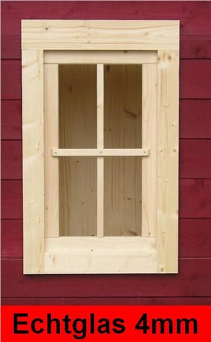 Gartenhausfenster 35x60cm mit