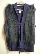 C1 Strickweste Gr 44/46 lila