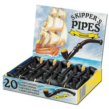 (16,03€/1kg) Skipper's Pipes Seasalt, Lakritz, 20 Stück je 17g