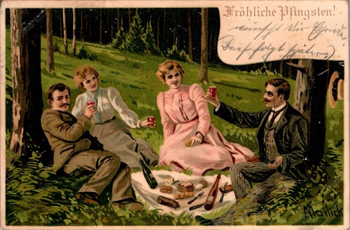Künstlerkarte von mailick - ak,
