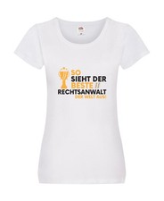 Der Weltbeste Rechtsanwalt | Anwalt | Jurist Damen Shirt Weiß