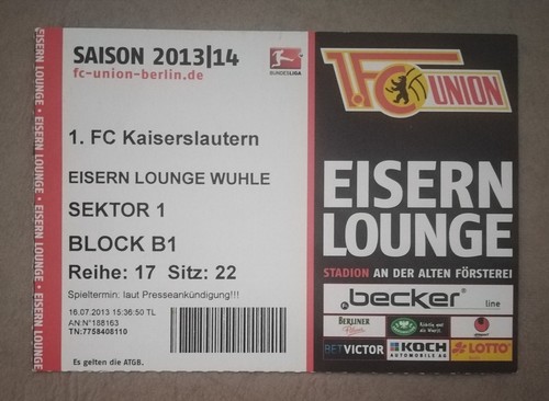 Vip ticket eisern - vip,