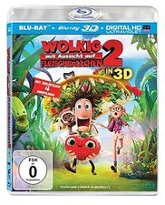 Wolkig mit Aussicht auf Fleischbällchen 2 (3D + 2D V... | DVD | Zustand sehr gut