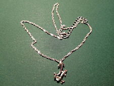 (03000) Modeschmuck, Halskette, Anhänger, Delphin, Silberkette, Geschenk