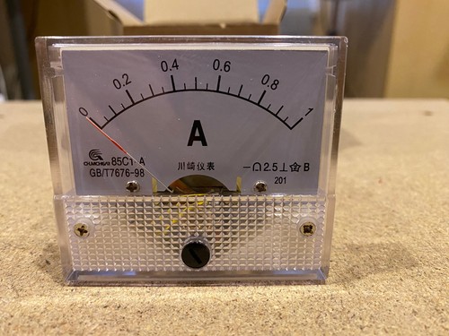 Amperemeter 1a - dc,