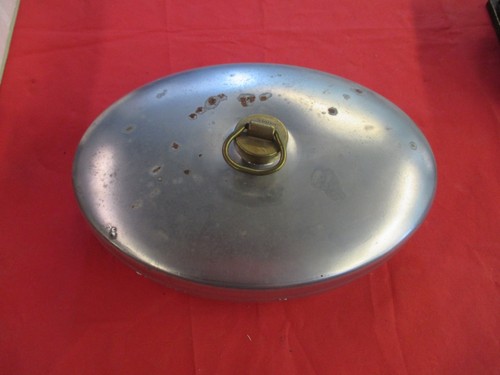 Vintage aluminium wärmflasche - vintage,