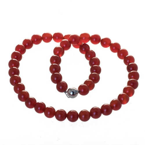 Karneol achat kette mit - karneol,