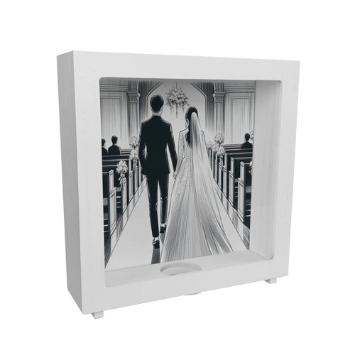 Hochzeit rahmen spardose aus - hochzeit,