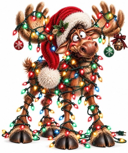 Santas rentier - rentier, (6)