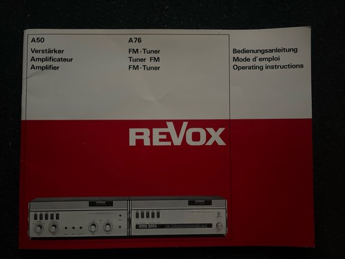 Revox a50 a76 original - a50,