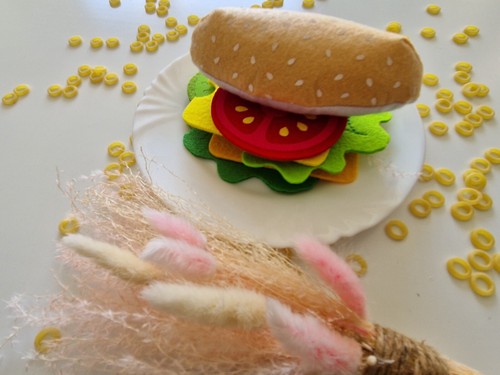 Filz hot dog spielzeug - hot,