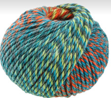 (kg/55€) HAMMERPREIS! MERINO TWISTER Lana Grossa 100g 12 dick Farbverl PORTOFREI