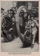 Motor-Einrad - Motorrad - 1926 - Historisches Bild ~12x16cm -