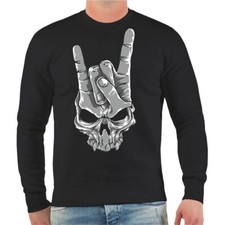 Herren Pullover Metal Hand