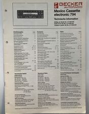 Becker Mexico Cassette