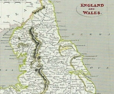 Karte von England & Wales
