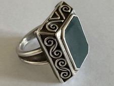 Art Deco Herrenring 835 Silber