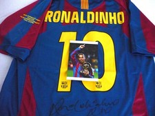 Ronaldinho Unterschrift COA FC