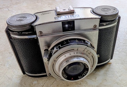 Vintage kamera braun paxina - kamera,