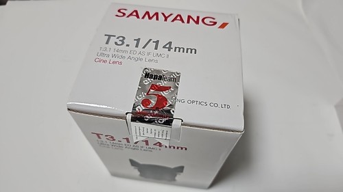Samyang cine 14mm vdslr - samyang, t3.1