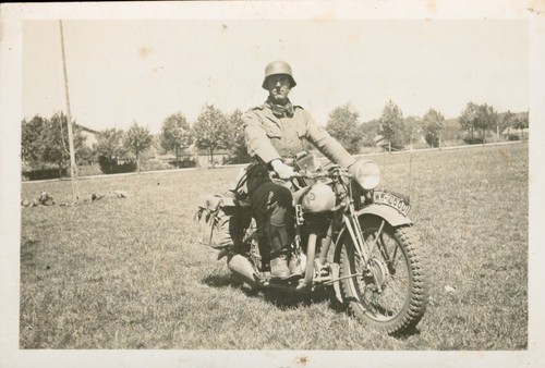 Wk2 foto wehrmacht motorrad - foto,