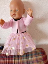 Puppenkleidung gr 43 cm  5  teilig  ohne Puppe neuwertig