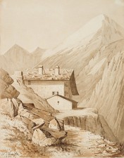 Berggasthof in alpinem