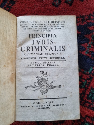 Principia juris criminalis
