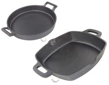 BRATPFANNE GUSSEISEN 2 GRIFFE