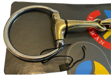 Olivenkopfgebiss Edelstahl, doppelt gebrochen, VETAWAN, Größe 12,5 und 13,5cm