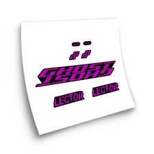 STAR SAM® Fahrrad Rahmen Aufkleber GHOST LECTOR Bike Frame Stickers Adhesives