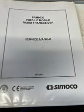 SIMOCO PRM8030 VHF/UHF MOBILFUNK TRANSCEIVER SERVICE MANUAL