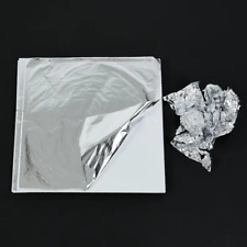 15 x Silber Blattsilber Blattmetall aus Thailand ca. 8,5cm x 8cm Blattgold Folie