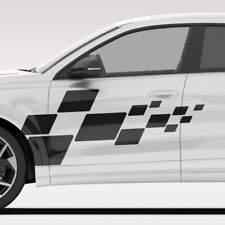 Rennflagge Autoaufkleber Dekor Karo Flagge Seitendekor Aufkleber Auto #1154-100