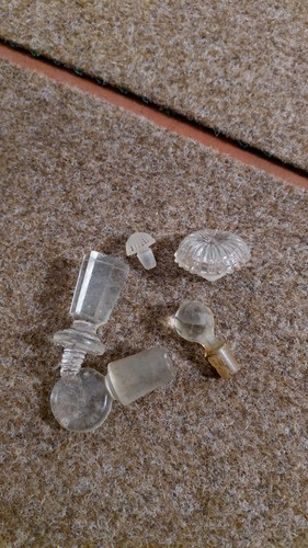 Konvolut alte glasflakons - konvolut,