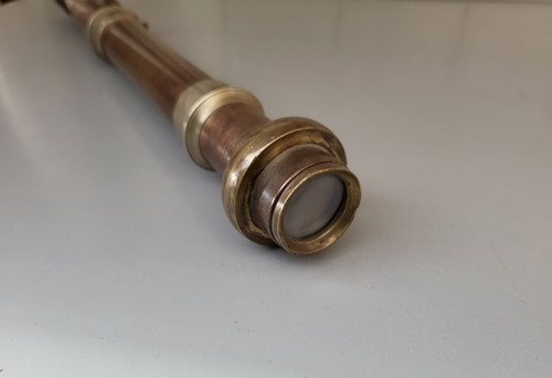 Antikes fernrohr aus - fernrohr,