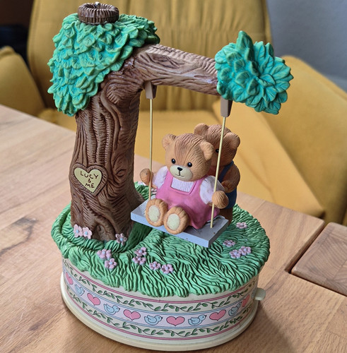 Enesco spieldose teddybär auf - enesco,