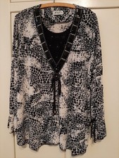 wundervolle festliche Bluse von pl OPL Fashion  Gr.XXL