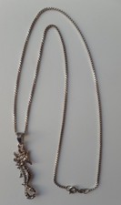 Silberkette mit Seepferdchen -